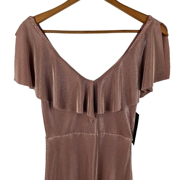 LULU’S Frill Estate Blush Midi Dress - Picture 7 of 13